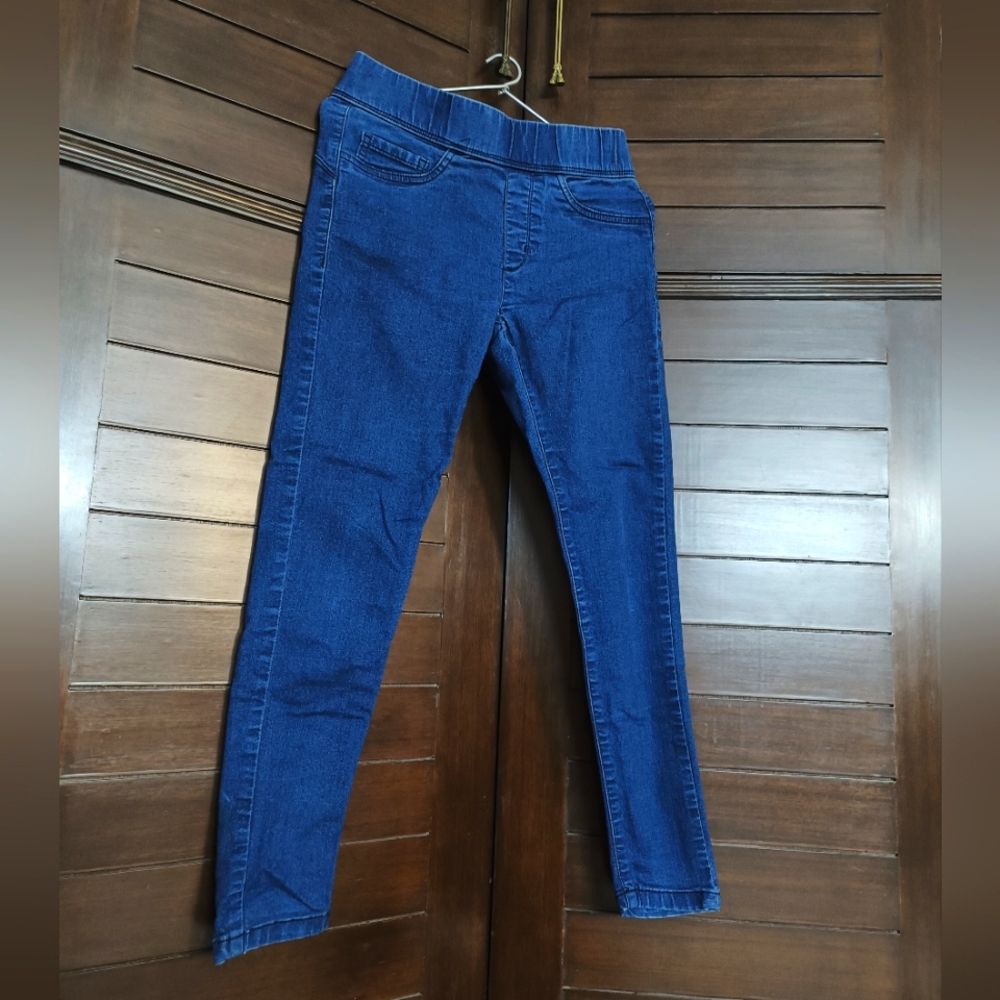 BARE DENIM Blue Solid Ankle-Length Casual Women Skinny Fit Jeggings - Picture 1 of 11